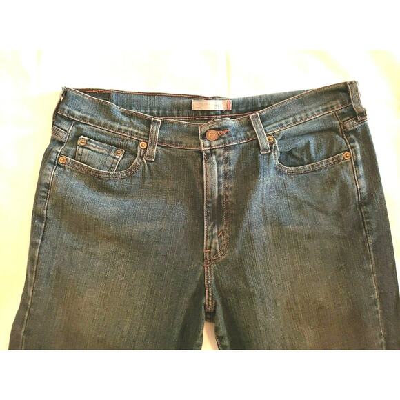 Levis Womens 515 Medium Wash Boot Cut Denim Blue Jeans 12 Short - Picture 3 of 8